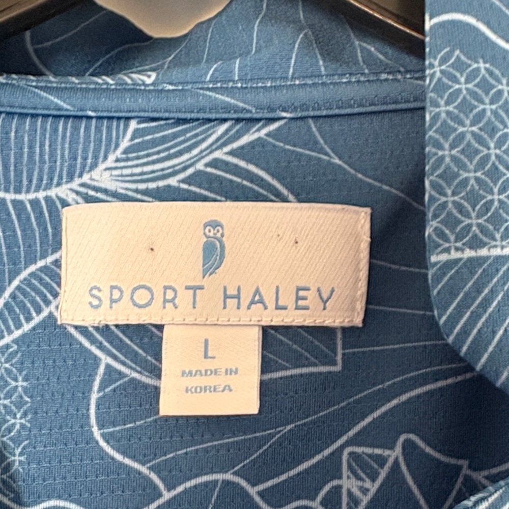 Sport Haley Women's Sleeveless V Neck Golf Polo; Sz: L; EUC - Picture 3 of 9
